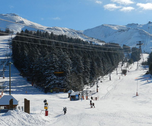 Au départ de la station du Lioran