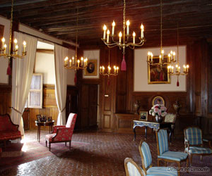 Un salon du château de La Rochefoucault