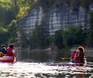 Kayak sur la Vézère