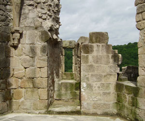 Dans une tour du château de Crozant