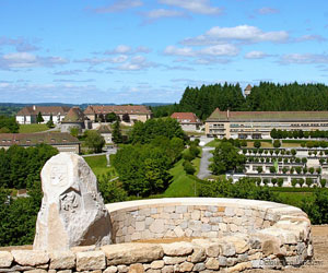 Vue du belvédère à Felletin