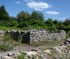 Les ruines gallo-romaines du Puy Lautard