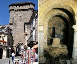 La porte Saint-Jean et la crypte gallo-romaine