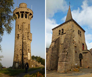 Tour-relais et église de Toulx-Sainte-Croix