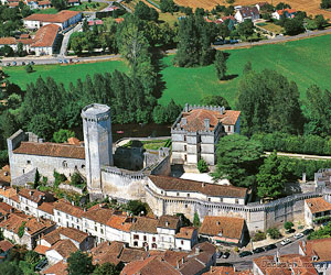 Vue du château de Bourdeille