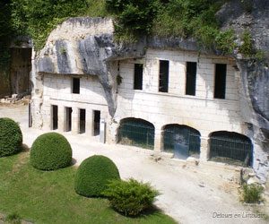 Grottes aménagées de l'abbaye de Brantôme