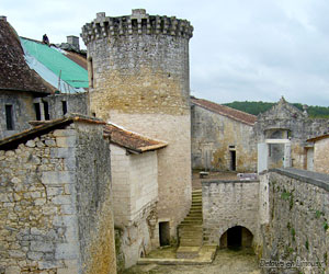 Vue du château des Bernardières