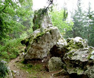 Rocher sur la Butte de Frochet