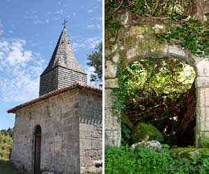 Chapelle et ruines de l'abbaye de Grandmont