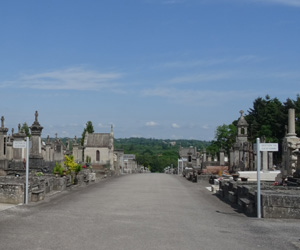 Autre vue du cimetière de Louyat