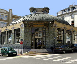 Le pavillon du Verdurier à Limoges, avec ses émaux