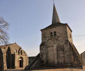 L’église Sainte-Croix et Saint-Martial, à Toulx-Sainte-Croix