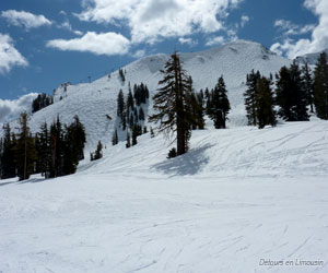 Montagne enneigée